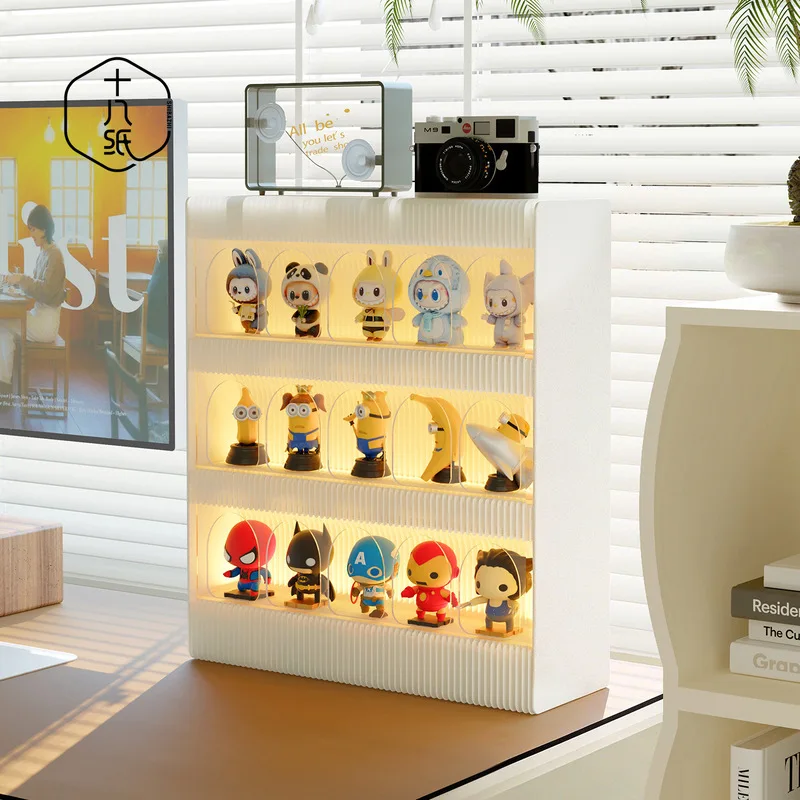 Eighteen-Grid Display Stand, Exhibition Sample Display Rack, Museum Display Case, Product Display Cabinet, Shelf, And Transforma