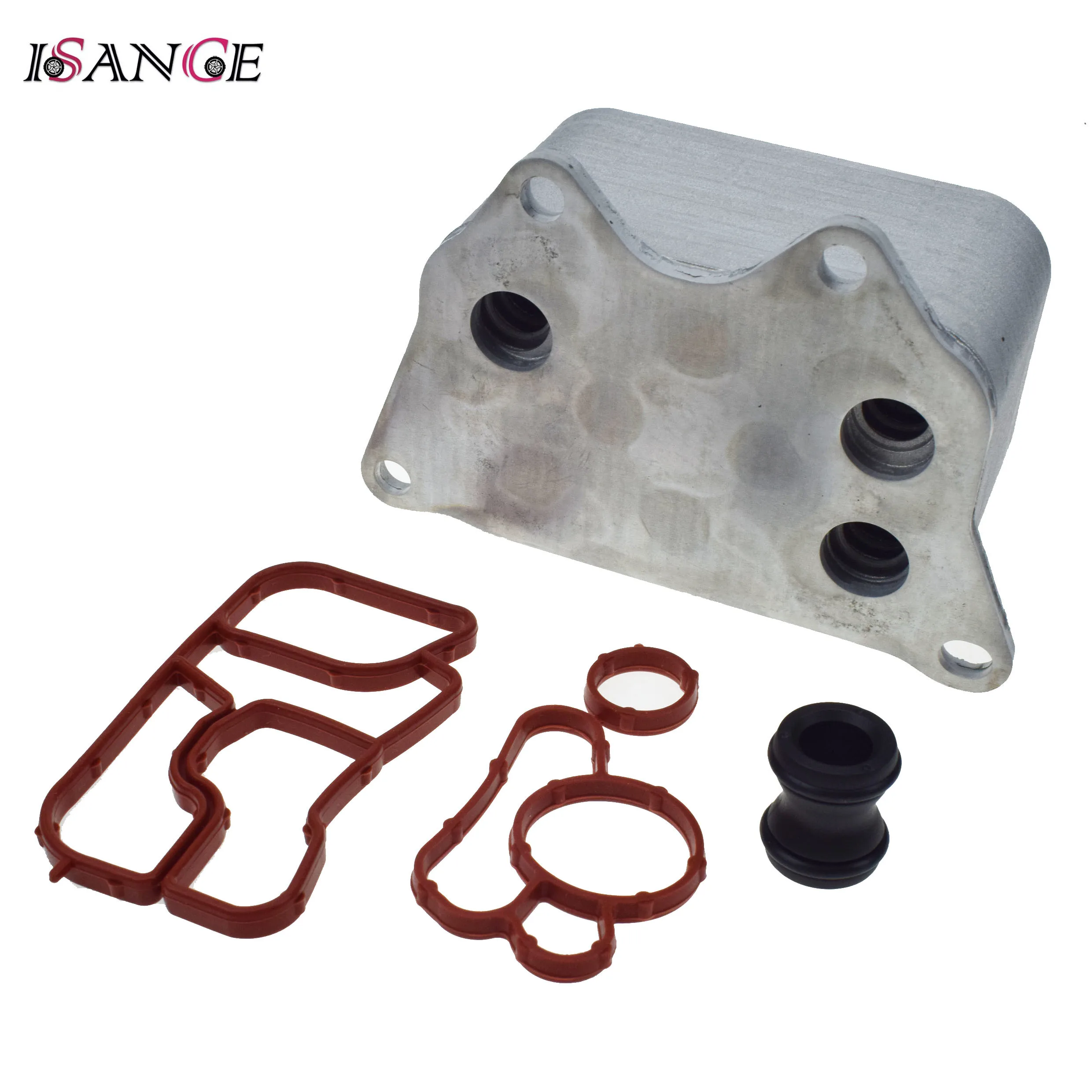 Engine Oil Cooler & Oil Filter Housing Gasket For 1.8T 2.0T Audi A3 A4 A6 Q3 Q5 & VW Beetle CC Eos Golf Jetta GTI Passat Tiguan