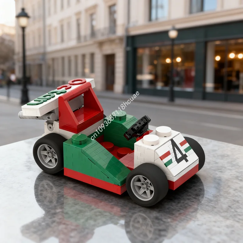 1511pcs MOC Town Scaled Octan Go Kart Model Building Blocks Christmas Gifts Construction Toy DIY Creative Idea Education Brick