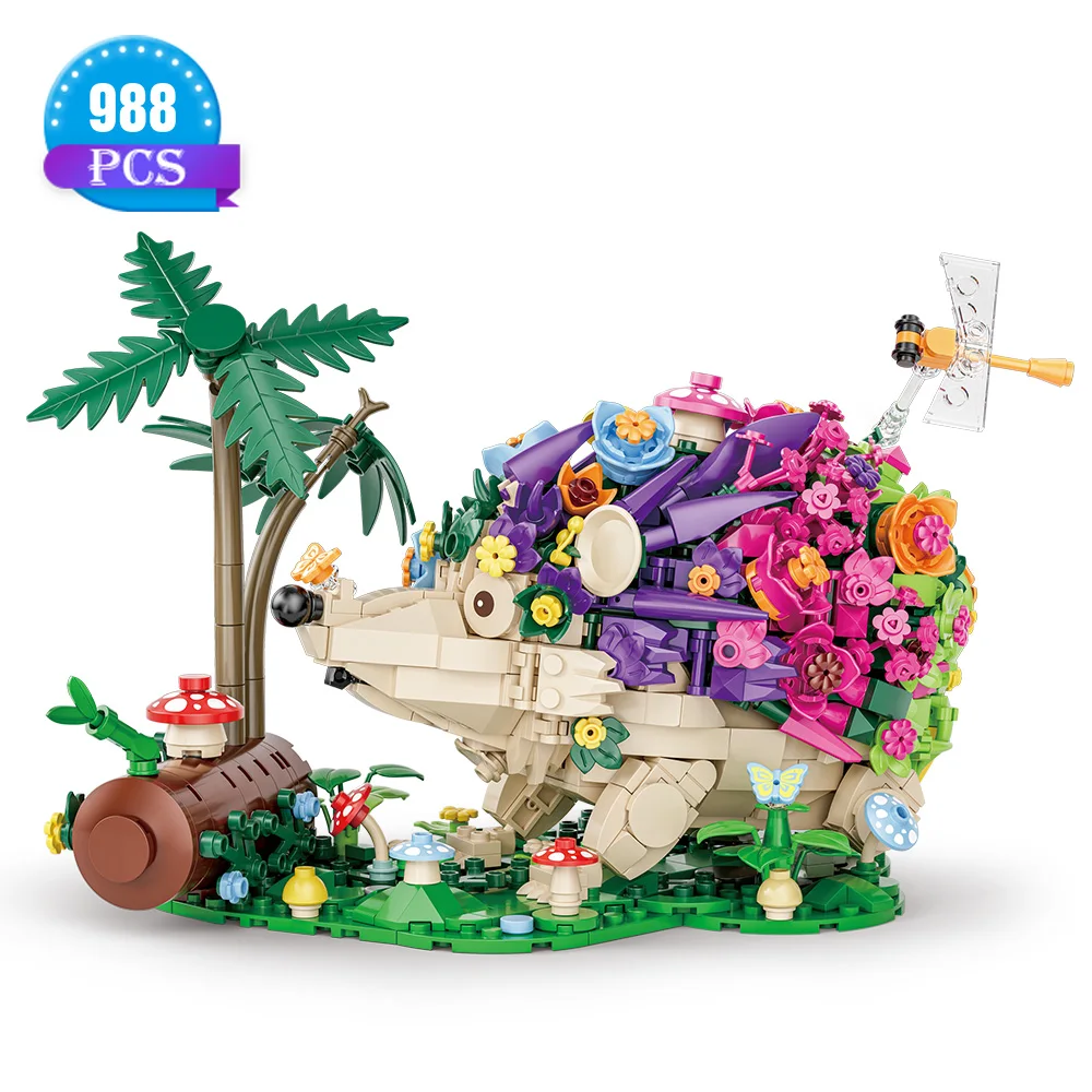 

Plant Flower Building Block Sets, Cute Flower Set, Authentically Model Gift, Building Blocks Sets for Teens or Adults,988 PCS