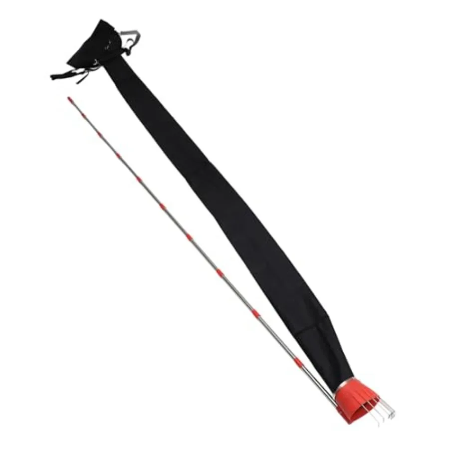 

lyrlody Fruit Picker Pole Tool with Basket Telescoping Long Handle 13FT Adjustable Orange Picker Pole Tool with Basket for Avoc