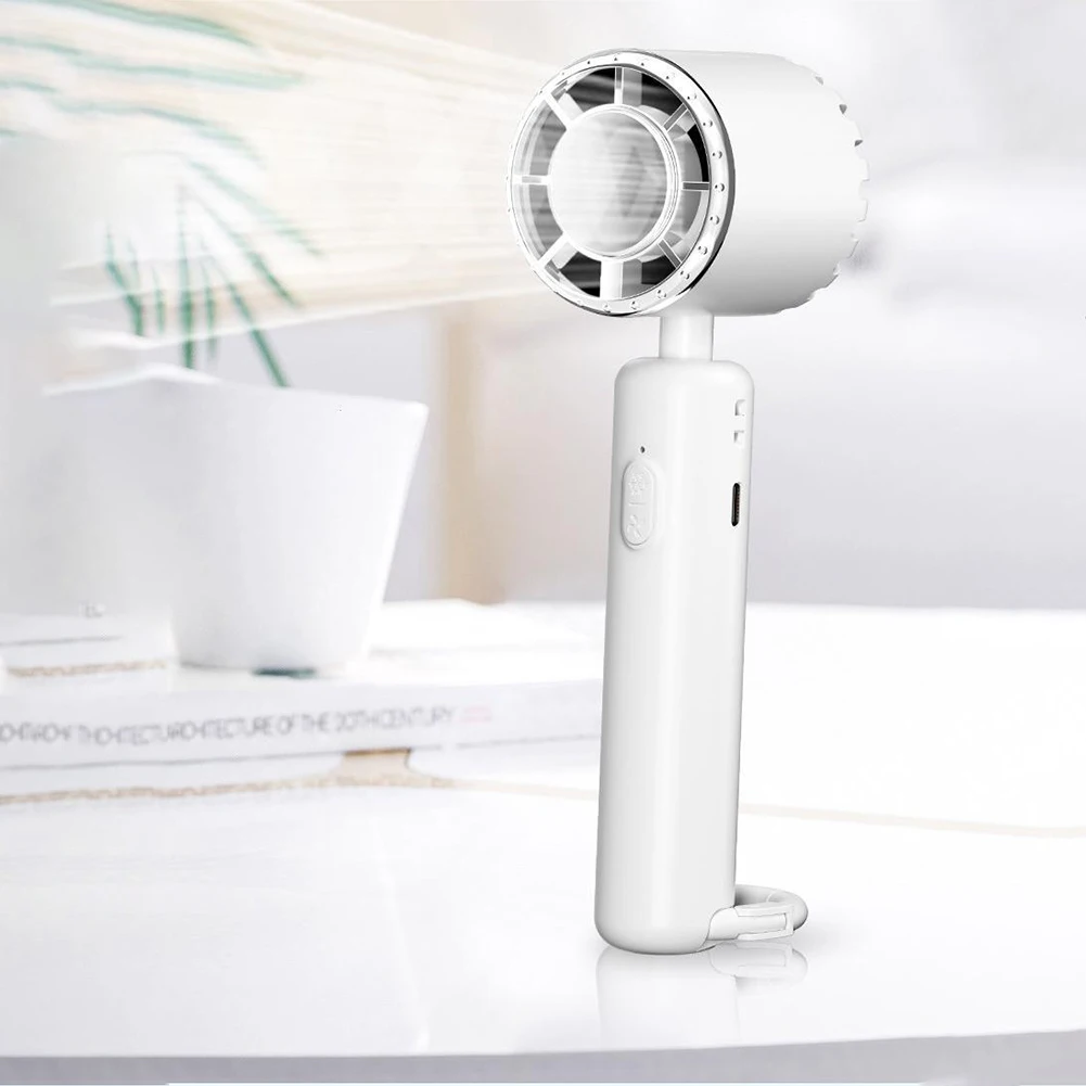 

Portable Handheld Fan 3 Speeds 2000mAh Battery Operated Household Outdoor Traveling Cooling Handheld Fan