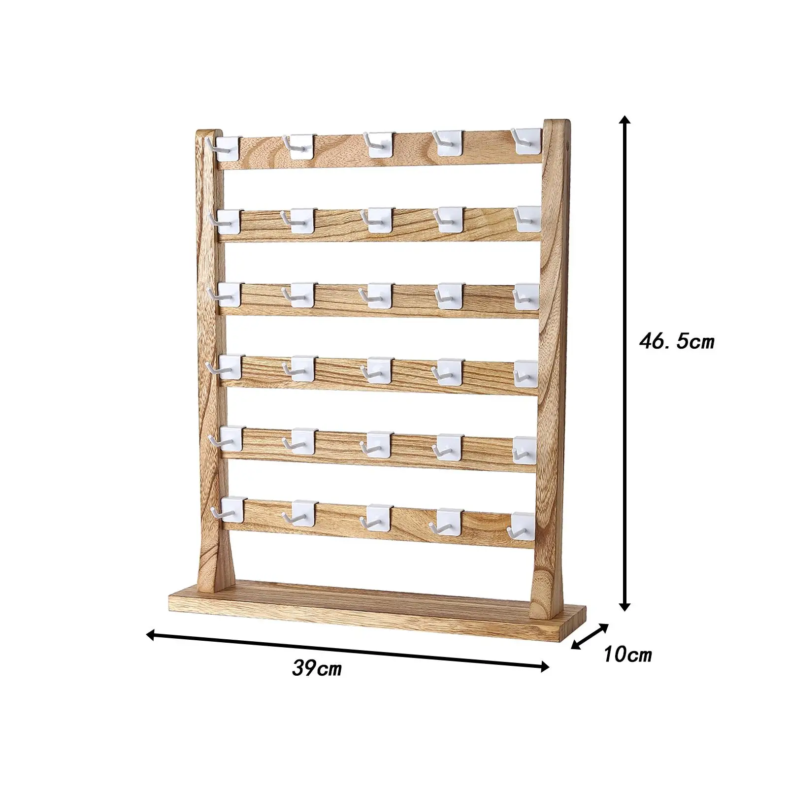 

Подставка для серег с крючками, многофункциональная, для рабочего стола, туалетного столика, спальни, для хранения и демонстрации ожерелий, браслетов, органайзер