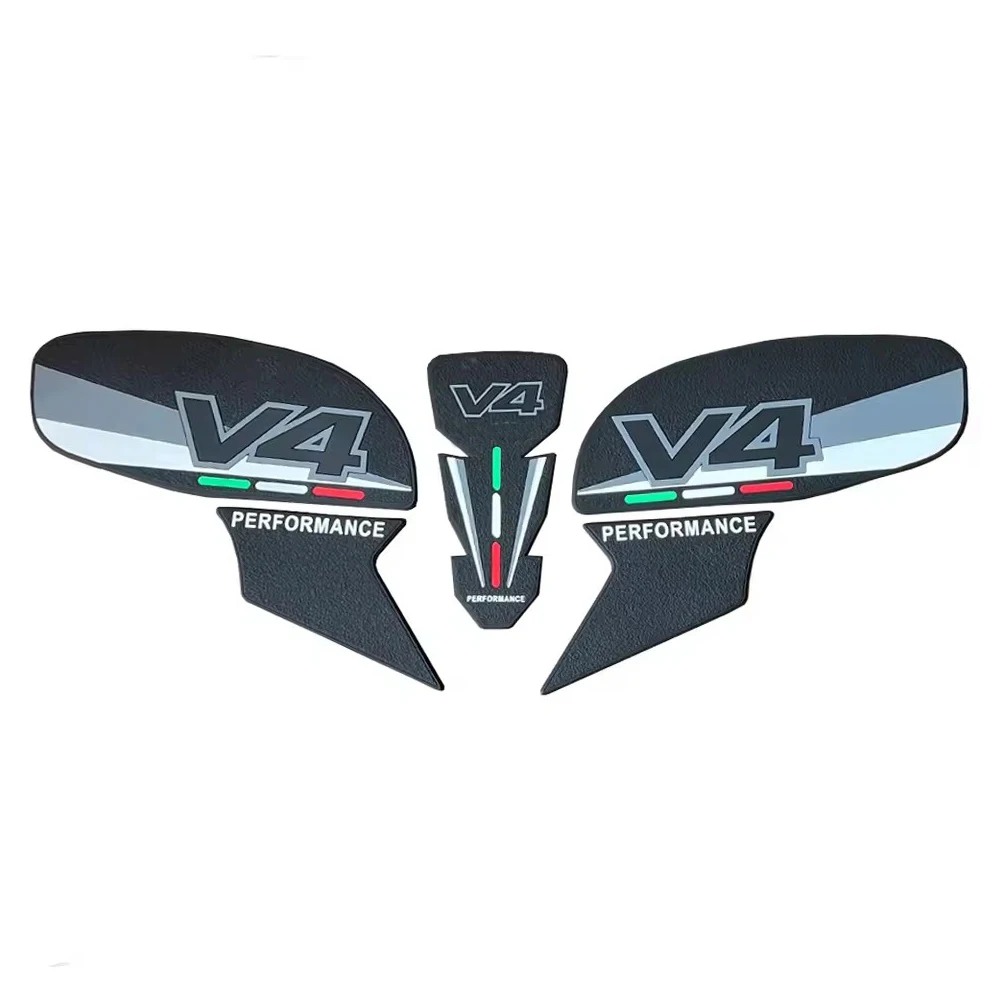 2025 new modified fuel tank sticker anti slip sticker 3D rubber protective pad for Ducati Panigale V4 V4S Street Fighter V4/S