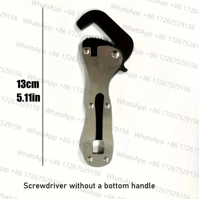 Professional Mini Wrench Tool 5.11-Inch Heavy-Duty Multitool for Open End Box End Socket Quick Grip Ergonomic Design