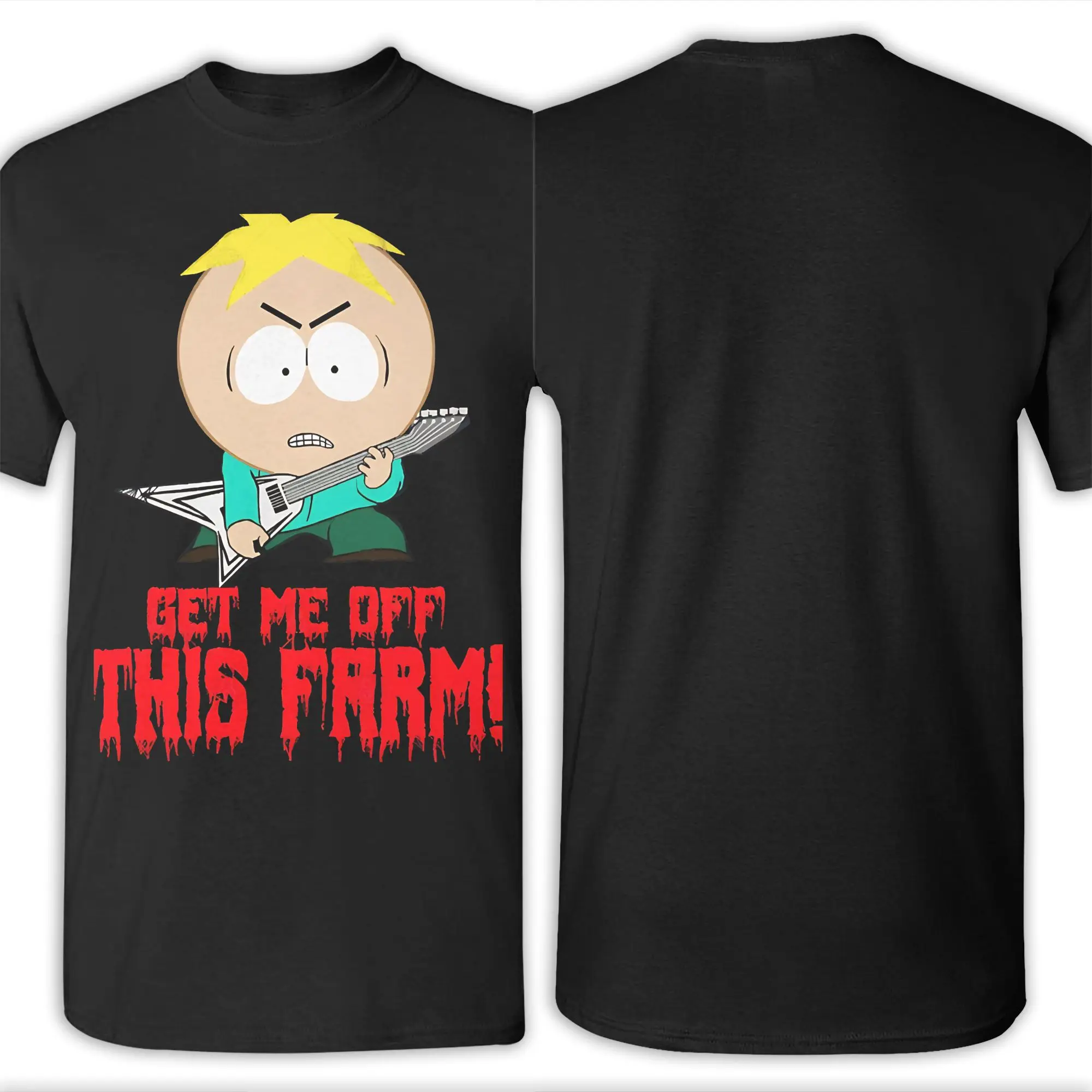 Classic Novelty Graphic 100% Cotton T-Shirt Southpark Tees Tops For Men view 6