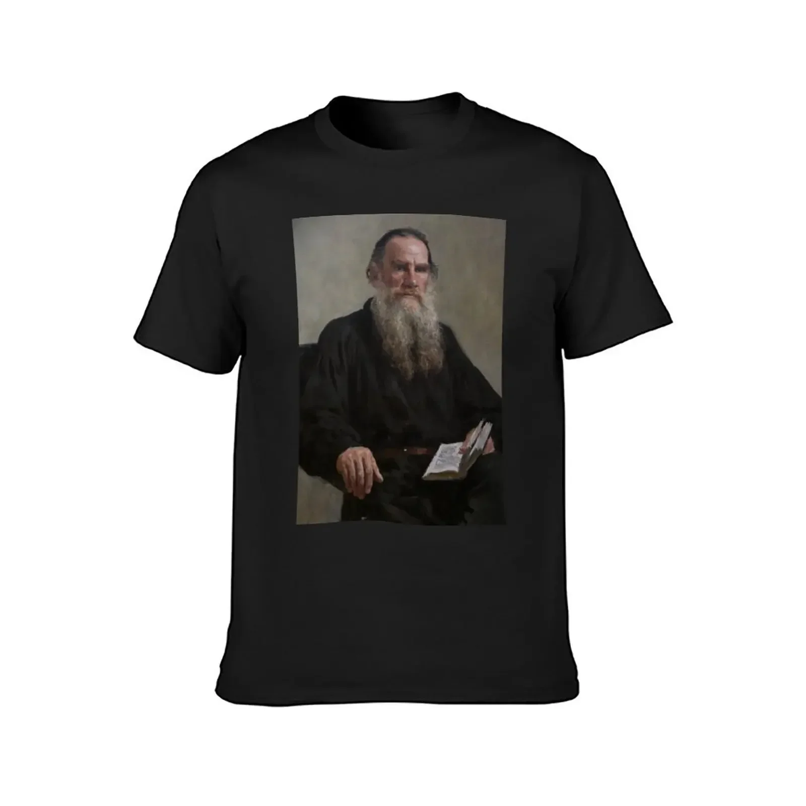 Leo Tolstoy T-Shirt heavyweights shirts graphic tees summer top mens vintage t shirts