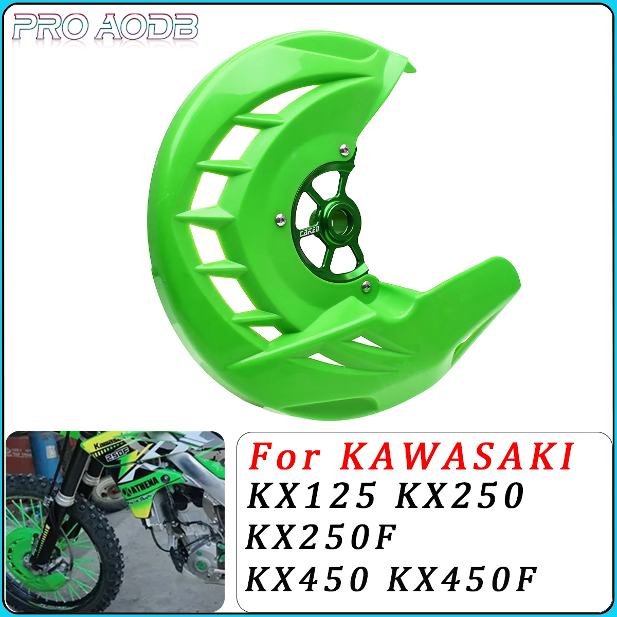 

Front Brake Disc Guard Protector Cover For Kawasaki KX125 KX250 KX250F KX450F KLX450 KX125 250 250F 450F 2006-2018 2019 2020