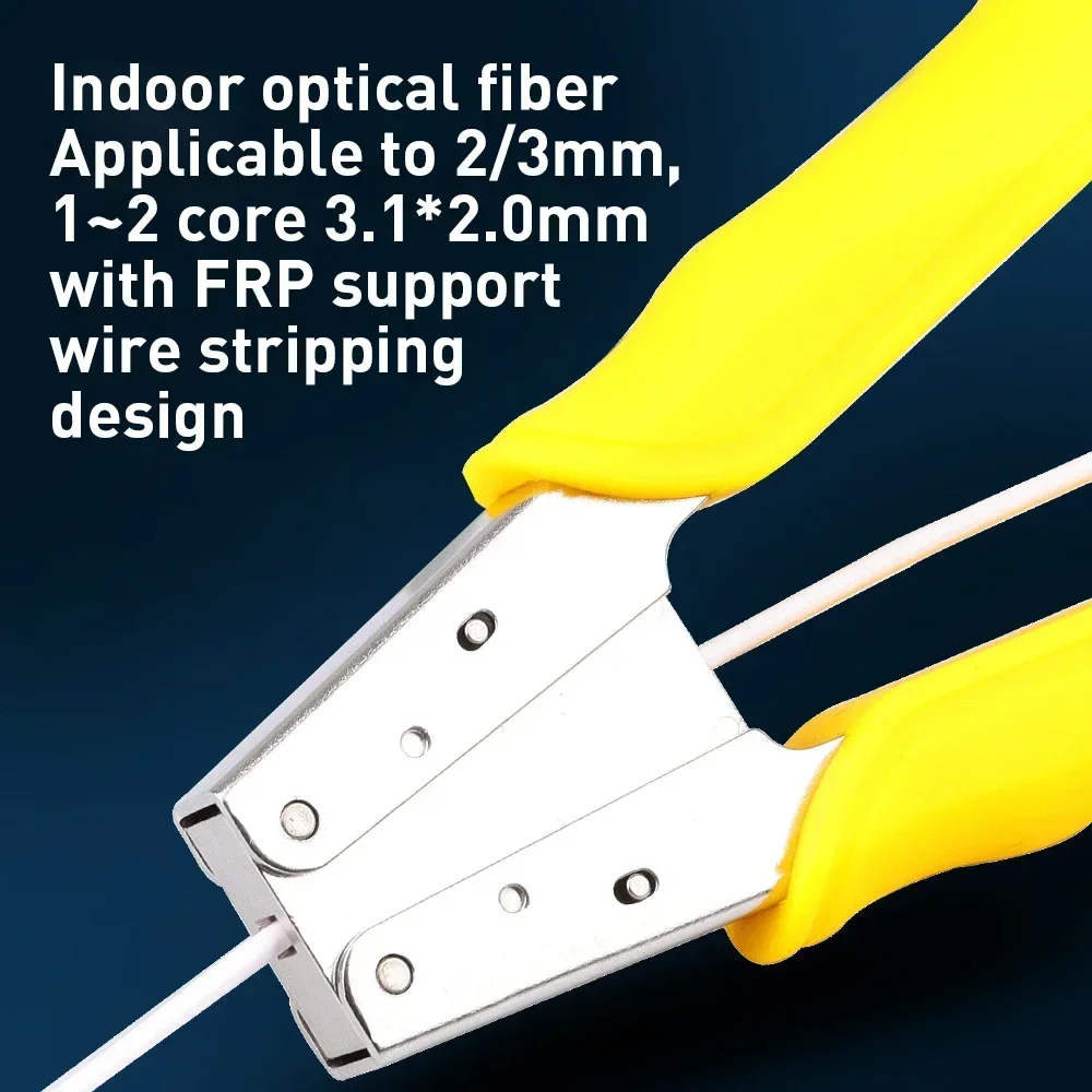 ناتالينك الألياف البصرية قطرة مقشر كابل ميلر تجريد أداة الألياف كابل بصري كماشة لتجريد الألياف الدقيقة FTTH