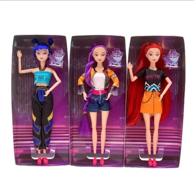 

Новый продукт в наличии K-Pop Girl Group 30 см кукла виниловая фигурка и браслет аксессуары детские украшения игрушки подарки