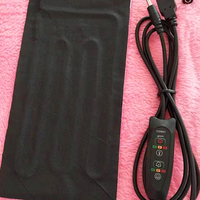 USB Carbon Fiber Infrared Heating Pad - Portable Hand Warmer, Ideal for Cold Winter Days