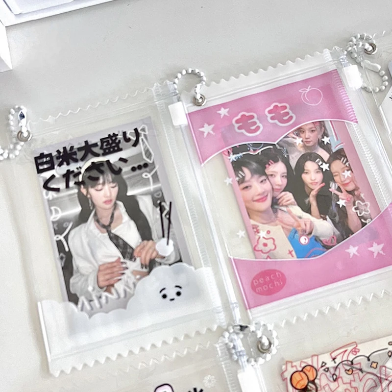 Creative Candy Bag Photocard Holder Props Badge Storage Display Bag Pendant Idol Photo Card Protective Cover Card Holder