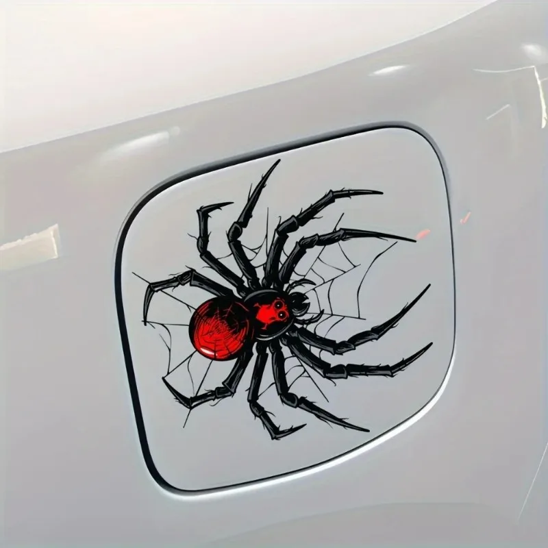 

Funny Spider Motorcycle Stickers Waterproof DIY Motorcycle Side Panel Fuel Tank Fairing Decal Halloween Decoration