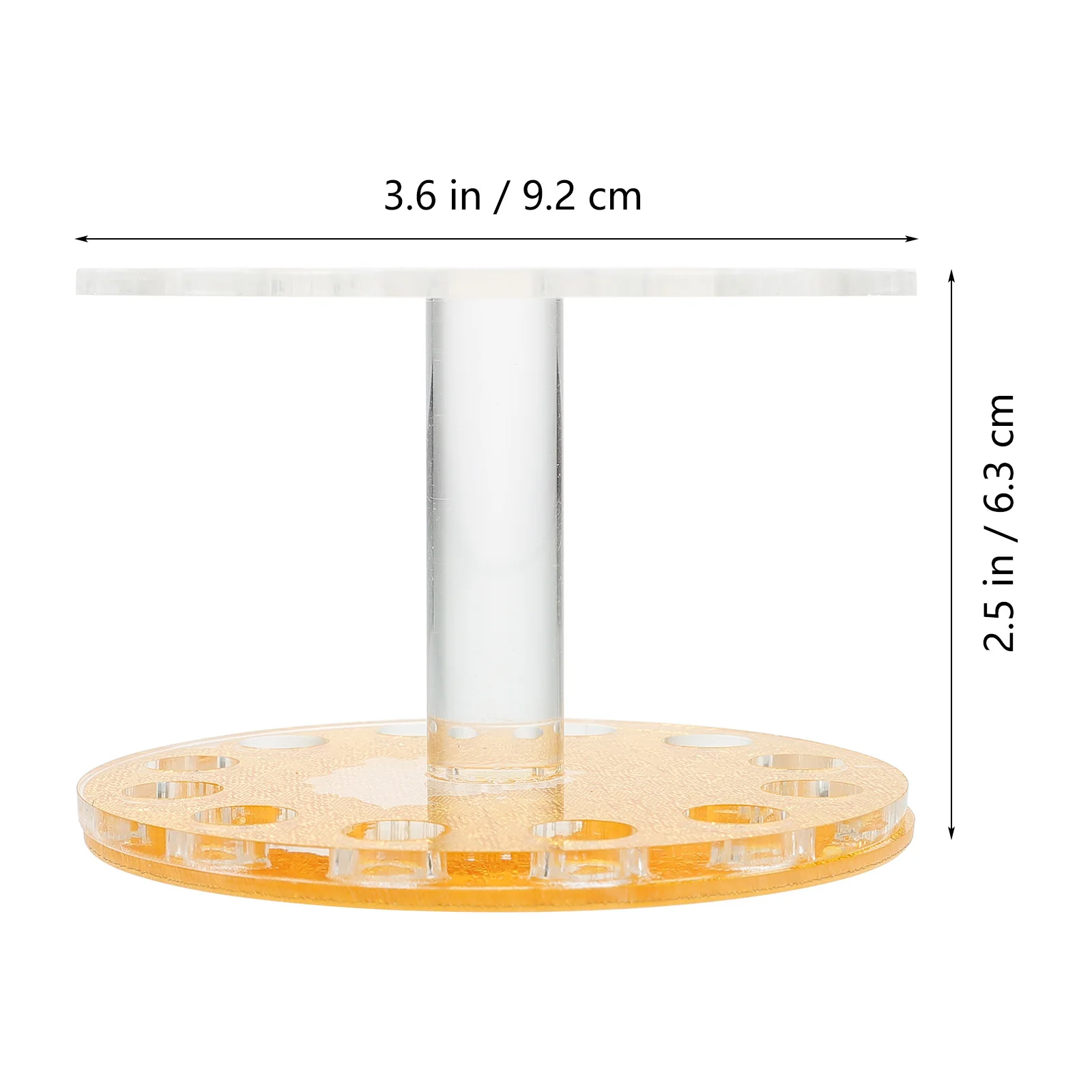 

1Pcs Nail Art Pen Storage Holder Acrylic Round Manicure Pen Organizer Nail Salon Supplies Stand Manicure Tool Holder