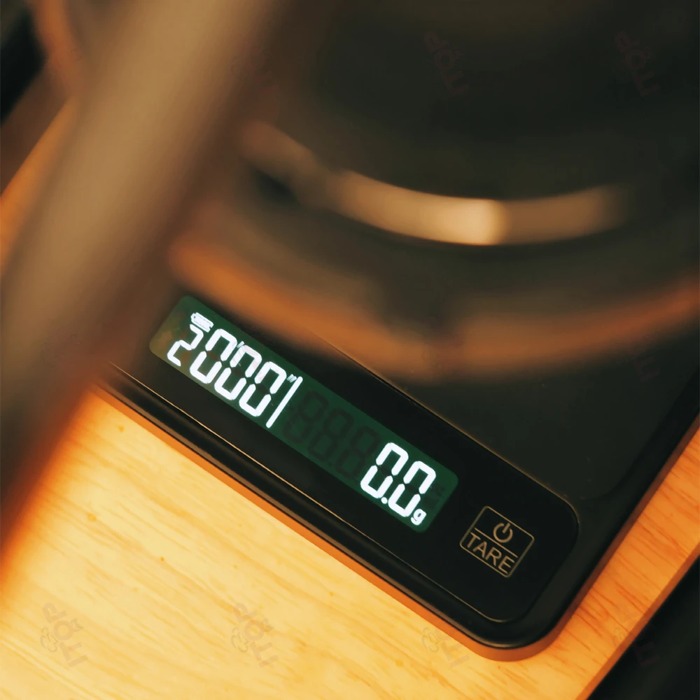 STLF JW ميزان القهوة الجديد القابل لإعادة الشحن بوزن 2 كجم بشاشة LCD رقمية Lcd تعمل باللمس مع مؤقت #4