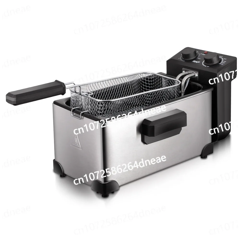 Fryer Household Small Electric Fryer 3L Electric Commercial Fries and Chips Machine Stall Constant Temperature