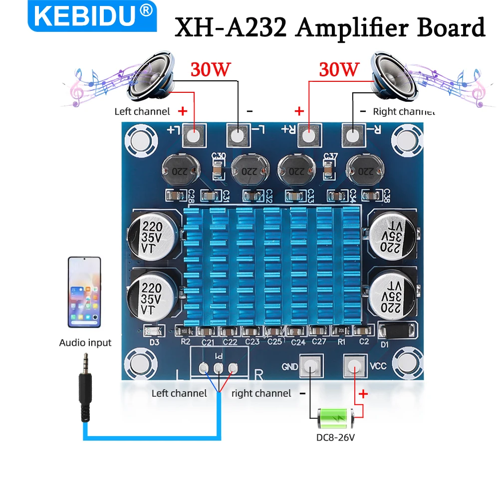 XH-A232 Audio Ampli… - image