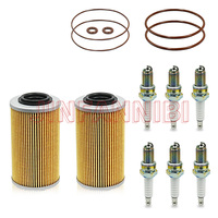 2 x Oil Filter Replacement Kit w/Spark Plug For Sea-Doo GTX 155/215/230/255/260