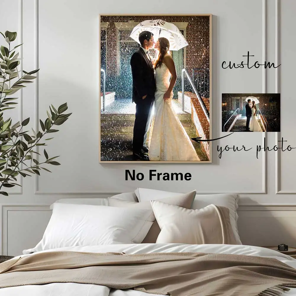 تخصيص قماش بدون إطار قماش اللوحة طباعة HD تخصيص صورتك تخصيص الجدار ملصق فني صالون صور ديكور هدية