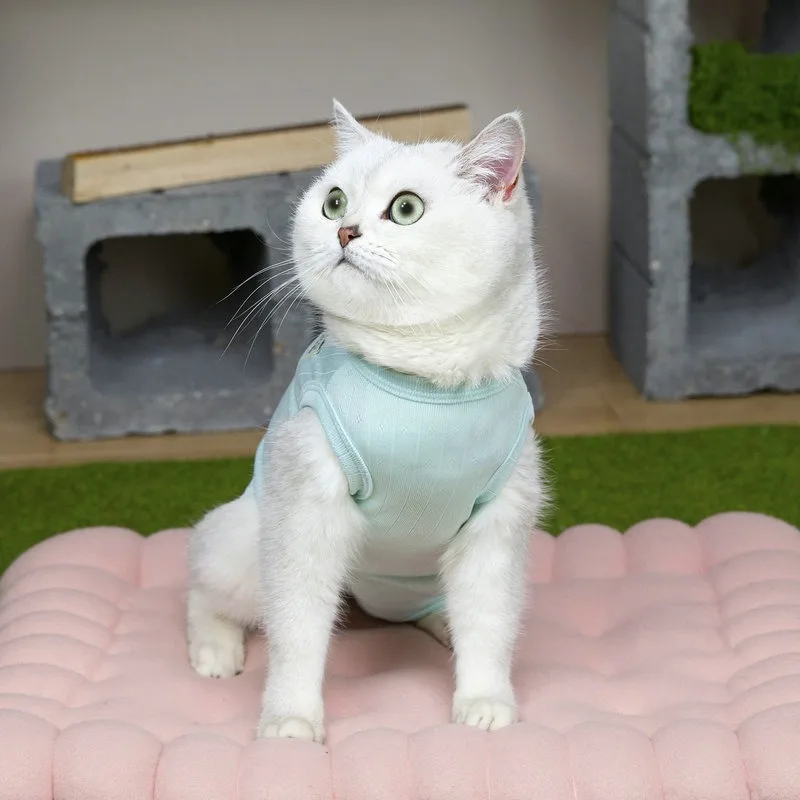 Female Dog Sterilization Suit Female Cat Surgical Suit Breathable Weaning Suit Pet Anti Licking Postoperative Jumpsuit