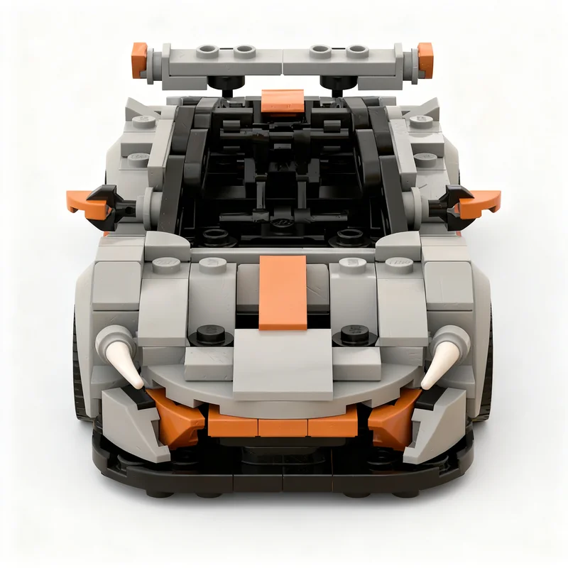 331 Pezzi MOC McLarenesd GTRs City Champions Modello di Blocchi da Costruzione Architettura Assemblabile Fai-da-Te Regalo di Natale Idea Creativa per Giocattoli