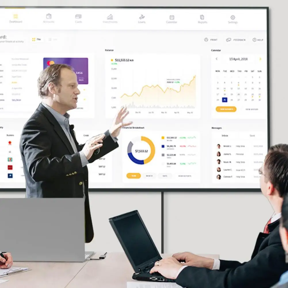 Universale 4K HD-compatibile Driver-free Type-C a HDMI-compatibile Display adattatore convertitore Video accessori per Computer