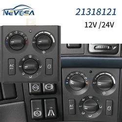 NEVOSA 21318121 For Volvo FH AC Control Panel Switch with Temperature Sensor Air Cond Control Unit Heater Car Combined Switches