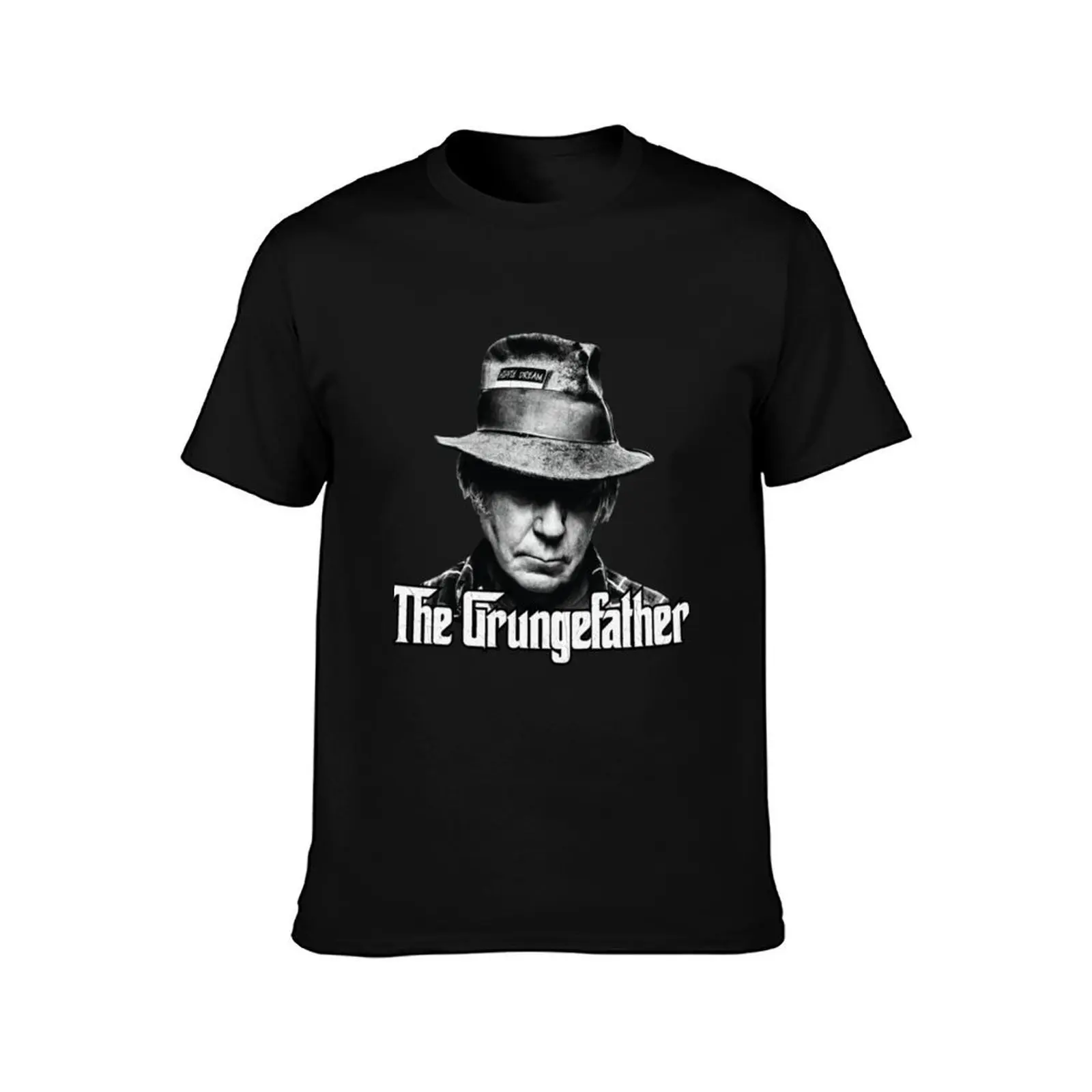 Neil Young The Father Of Gru T-Shirt Street Art Print Tee Shirt
