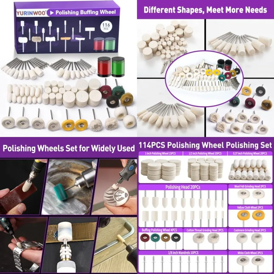 114 Pcs Polishing K…