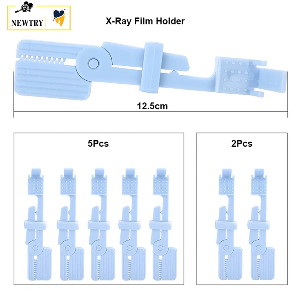 2/5Pcs Portable Dental X-Ray Film Radiograph Holder Clip Plastic Snap Clamp Dentistry Laboratory Accessories Dentist Clinic Tool