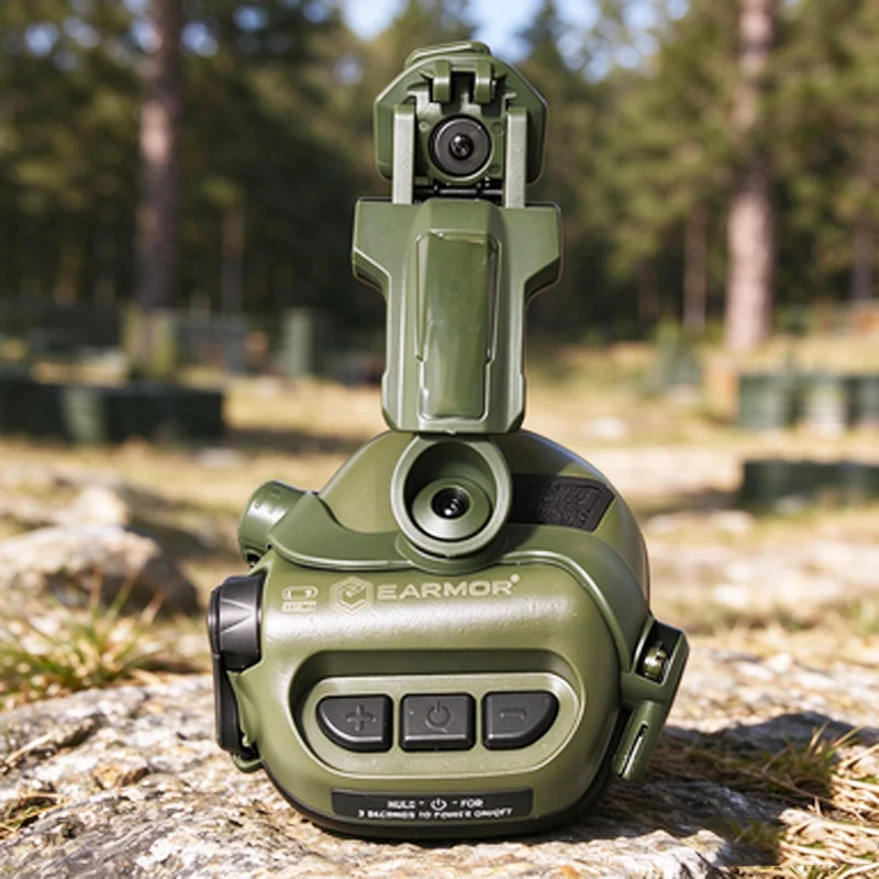 Tactical Headset Rail Mount Bracket 360° Rotation Compatible with OPS Core ARC Team Wendy M-LOK Helmet Guide Adapter
