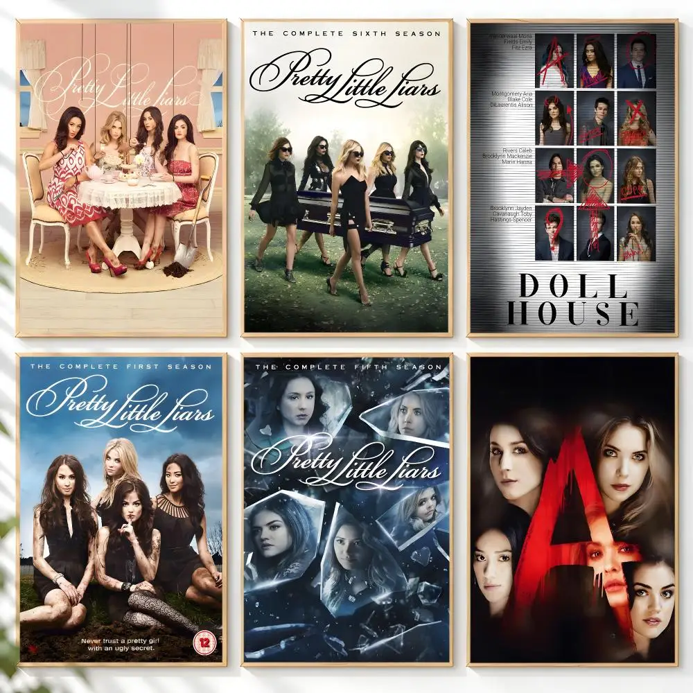 P-Pretty Little L-Liars Tv Poster Home Artwork For Living Room Bedroom Office Dorm Apartment Gift