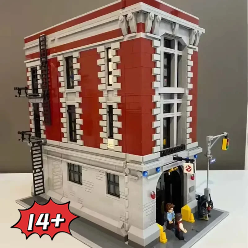 

MINISO Fit 75827 Creative Expert 4634 PCS Firehouse Headquarters Building Blocks Model Bricks Christmas Birthday Gift Toys
