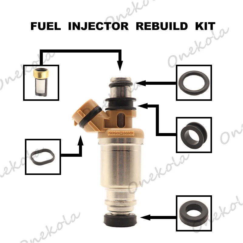 

Комплект для ремонта топливного инжектора Orings фильтры для Toyota Corolla 1,6 Carina AT190 Corona Levin 23250-16150 23209-16150