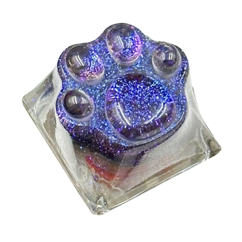 Claw Keycap Resin Personality Translucently Backlights Keycap Lovely Gift for Mechanical Keyboards 1PC