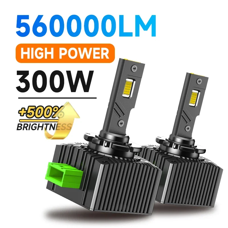 

Светодиодные лампы для автомобильных фар D1S D3S 300W 560000LM, D2S LED CANbus, D4S, комплекты для модернизации ксеноновых ламп HID, 1:1 оригинальные, Plug and Play
