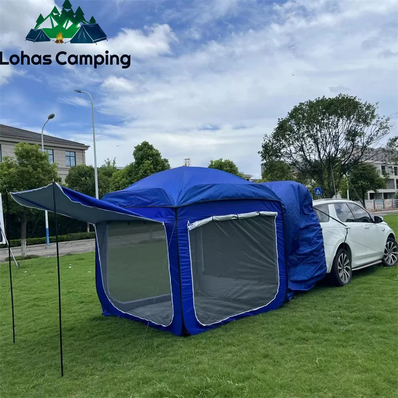 Lohascamping Car box docking tent  SUV Car Rear Tent 5-8 person Camping Car Mounted Tent Travel Car Trunk Tent rear strong large