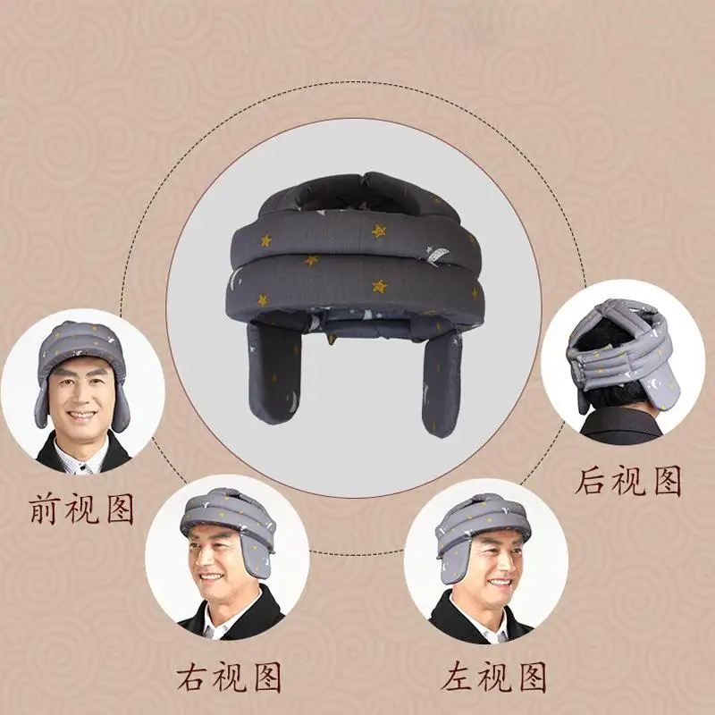 2023 Protective Hat Elder Head Safety Helmet Old Man Anti Collision Fall Adjustable Pillow Circumference Learn To Walk Crash Cap