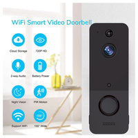 160 Degree Wide Angle 720P WIFI Doorbell Camera Free Cloud Storage Visual Intercom Video Door Phone With USB Indoor Chime