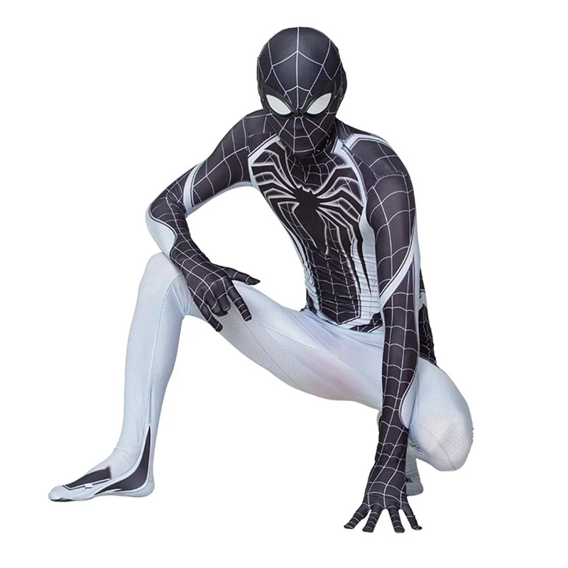 Super-herói Cosplay Costume para crianças e adultos, Homem-Aranha, Traje, Macacão, Unisex, Halloween