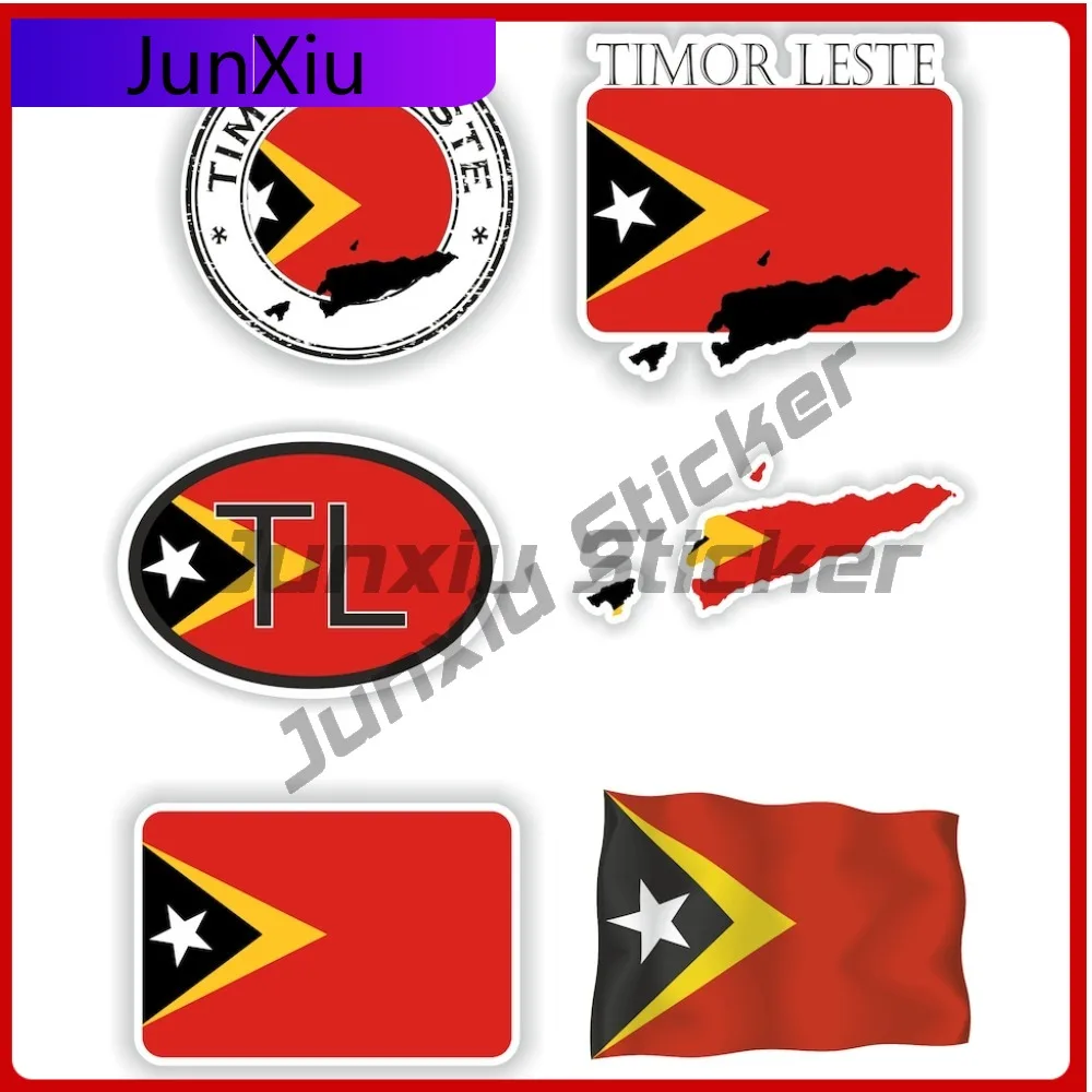 

Timor Leste Trendy Laptop Anti Scratch Sticker Vinyl Rv Anti Durable Sticker Set Bumper Graphic Decals Trendy Graphic UV Cute