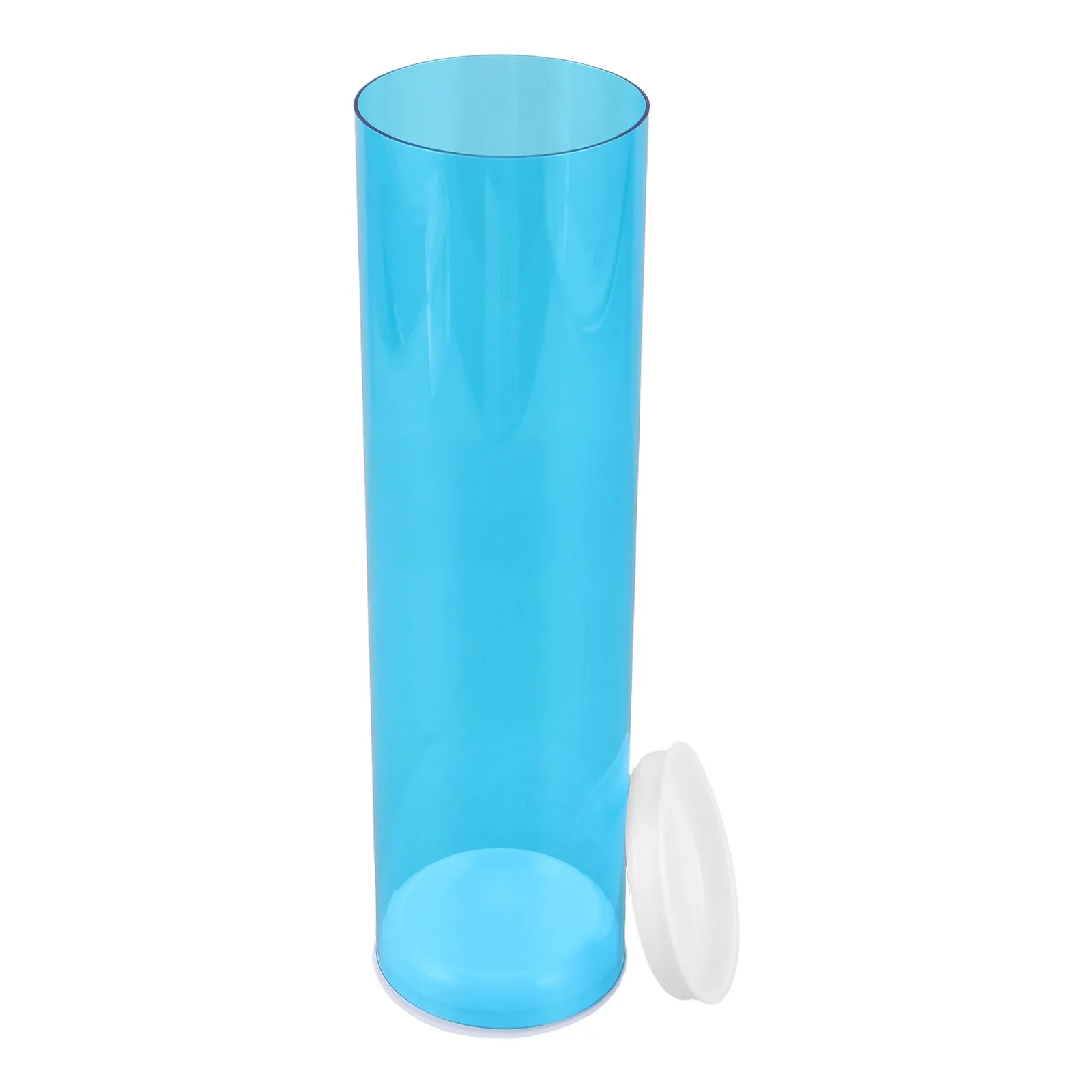 

Badminton Shuttlecock Storage Container Transparent Plastic Lightweight Tube Portable for Gym Home Use Sky-Blue