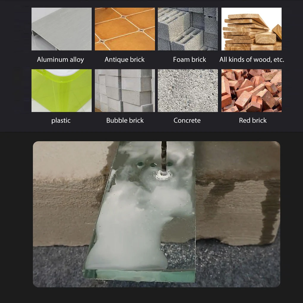 Tile Drilling Bit Triangular Glass Ceramic Ceramic Replaceable Accessories