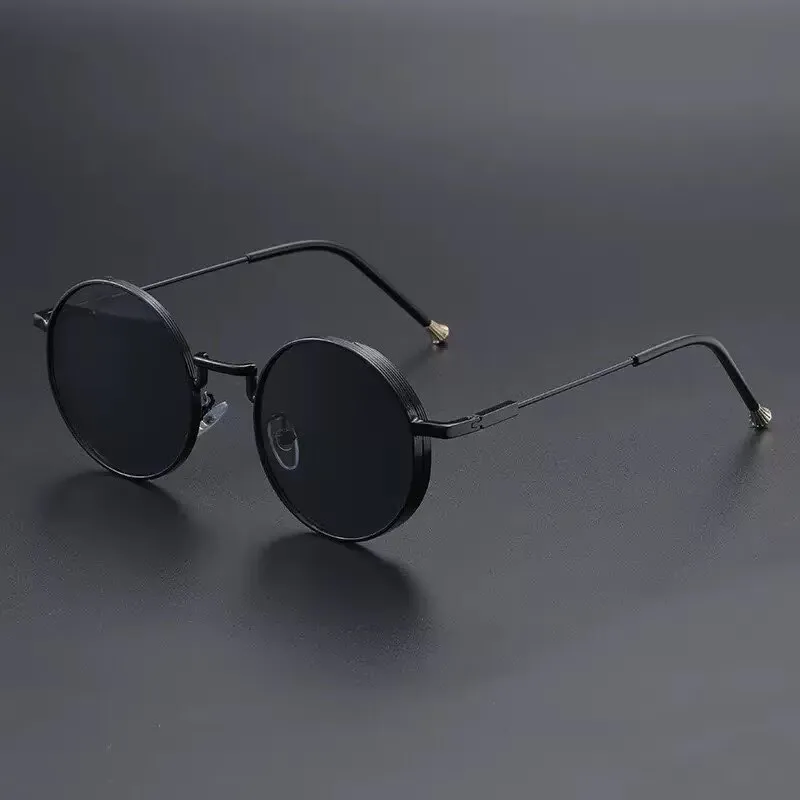 Luxury Designer Myopia Glasses Men Round Frame Driving Sun Shading Sunglasses Outdoor UV400 Minus Diopter Sun Glasses Gogglea