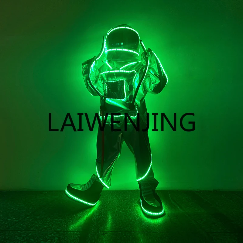 

Bar LED Light-Emitting Wine Delivery Clothes Nightclub KTV Performance Light-Emitting Spaceman Clothes