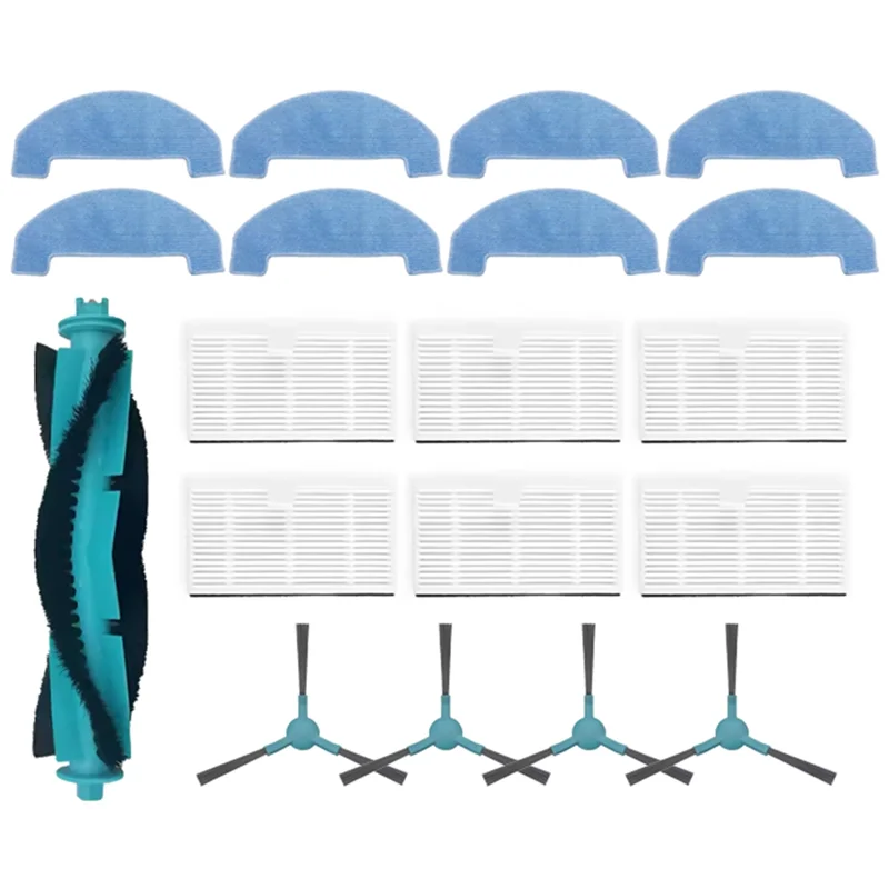 A76G-Suku Cadang untuk Cecotec Conga 7690 Immortal Max Penyedot Debu Sikat Sisi Utama Kain Pel Filter HEPA