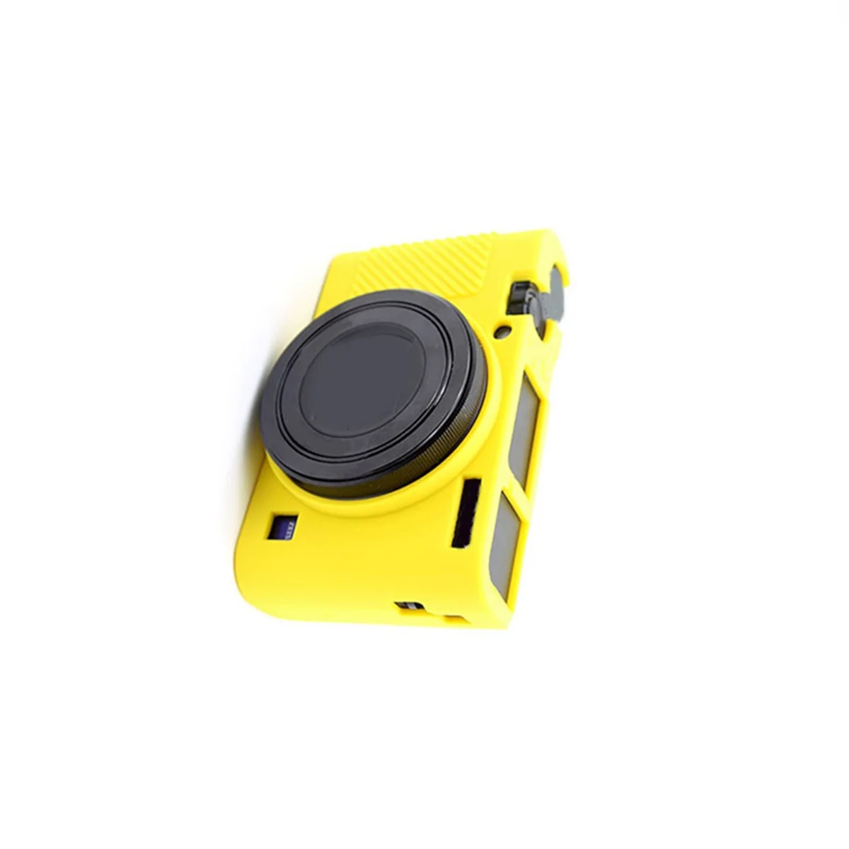 Silicone Protective Case for DCS-RX100 Series M3, , M5, M6, M7 - Soft, Scratchproof Camera Skin Cover Yellow