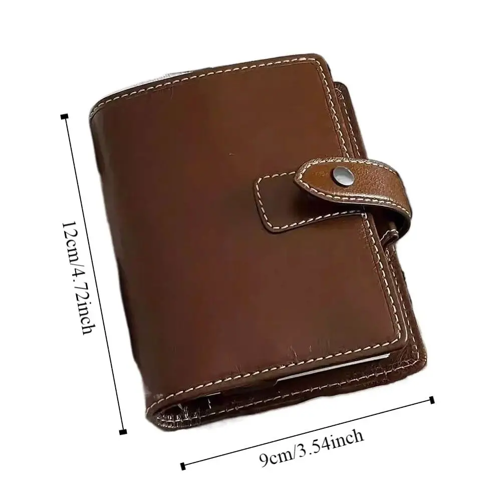 with 40 Sheets Inner Cover Binder Cover 6 Hole DIY Binder Loose Leaf Notebook Waterproof Stationery File Folder Student