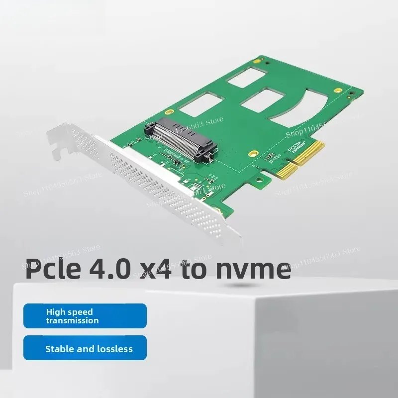 **SFF-8639 (U.2) to PCIe 4.0 SSD Adapter Card for Enterprise NVMe Storage**