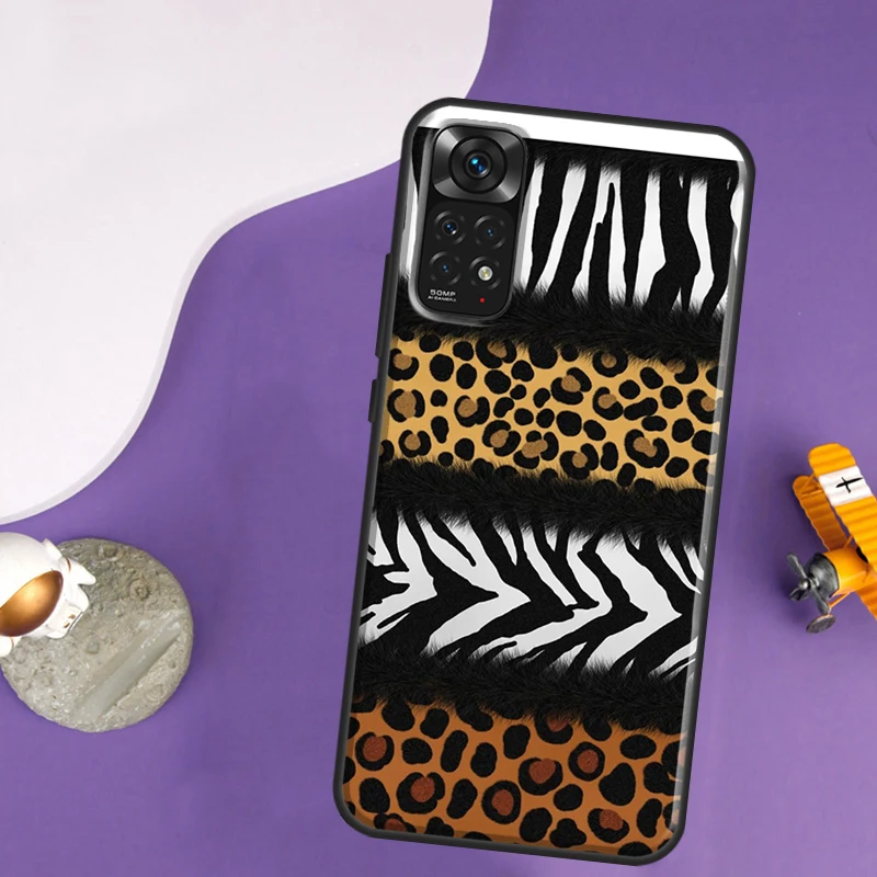 Tiger leopard print panther Case For Xiaomi Redmi Note 12 11 10 8 9 Pro 9S 10S 11S 12S Redmi 12C 10C 9C 10A Back Cover